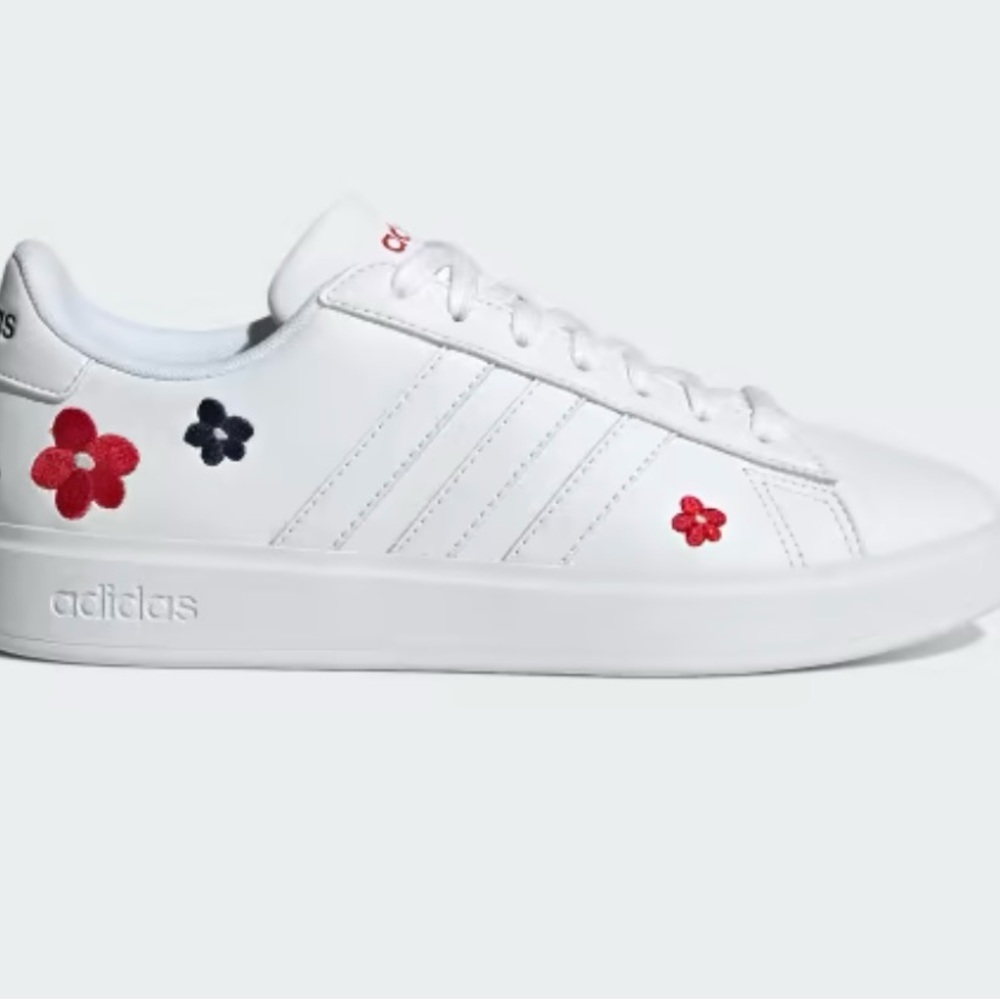 Women’s Adidas court shoes floral